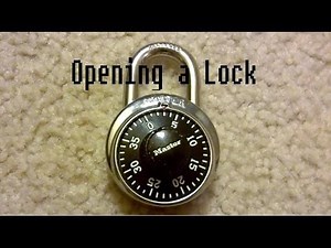 How to Open Master Locks