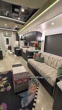 Newell Coach #1761 with only 8k miles is available for $2.195 Mil at the Newell Coach Factory!