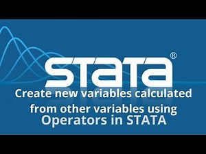 Operators in stata and how to create new variable calculated from other variables