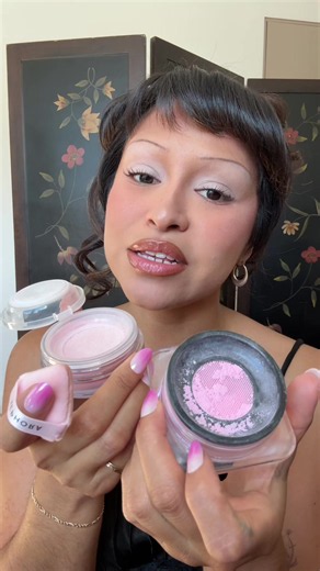 Pink loose setting powder — Sephora Blur It loose powder review