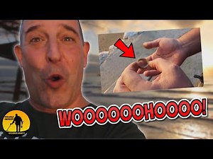 Garrett AT Pro Metal Detecting On The Beach (EPIC FIND)