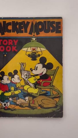 Vintage Mickey Mouse Story Book Hardcover: 1930s-1940s Illustrated Children’s Collectible - Etsy