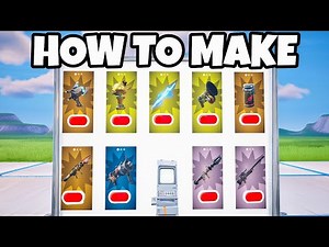 How To Make SECRET WEAPON WALL In Fortnite Creative 1.0!!! No Verse! (Tutorial)