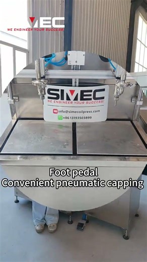Oil Filling and Capping Integrated Machine #fillingmachine #cappingmachine #oilfillingmachine