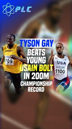 Performance Lab of California on Instagram: "🔥 Tyson Gay Comes From BEHIND To Beat Young Usain Bolt! 🐐💨 NEW 200m Championship Record — A Race for the HISTORY BOOKS! 🏆 Tyson Gay delivered one of the most legendary comebacks in track & field, surging past a young Usain Bolt to claim gold AND set a new championship record! 👇 ⚡ Unreal Top-End Speed ⚡ Elite Turnover Late in the Race ⚡ Mental Toughness = World-Class This wasn’t just a win—this was a statement. Tyson Gay proved why he was one of t
