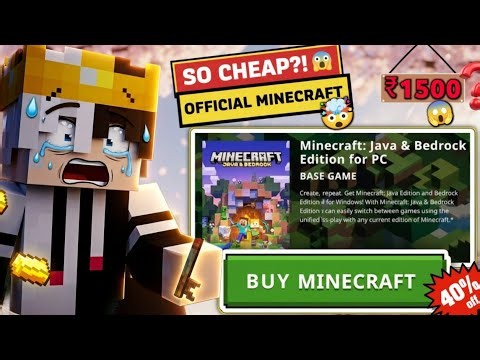 How to Buy Official Minecraft Java & Bedrock Cheap in India 💥 | 100% Trusted