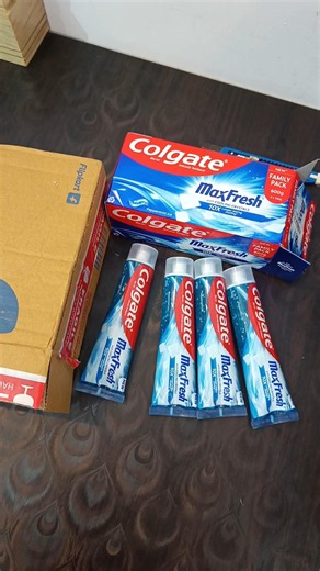 Colgate MaxFresh Blue Gel Toothpaste Unboxing 🔥 | Peppermint Ice Combo Pack ‪@theflipkartunboxer‬