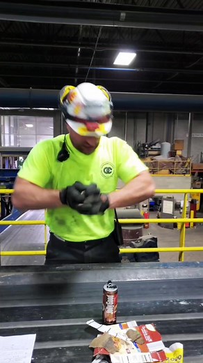 Philmy Boy isn't the best at #recycling aluminum cans here in #OutagamieCounty #Wisconsin 😅 #TommyBoy #foryou ♻️💚 @jollygoodsoda