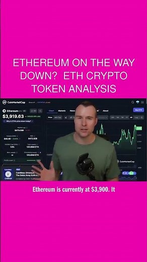 Ethereum On The Way Down? 💀 ETH Crypto Token Analysis