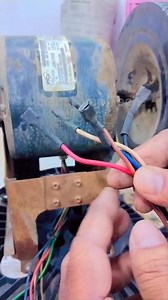 738K views · 10K reactions | Window Ac fan motor wiring connection in capacitor #motor #airconditioner #electrician #hvac | Liam Rimz | Facebook