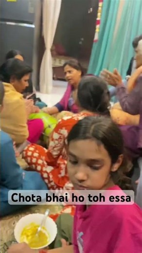 Chota bhai ho toh essa #devidlife #wedding #weddingvlog #love #sisterwedding #brothersister