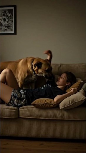 The best couple love Dogs: Cozy Bond Between a Girl and Her Dog #shorts #dogs