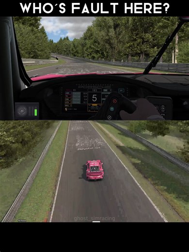 Sim Racing Analysis: Pink vs Blue Brake Timing