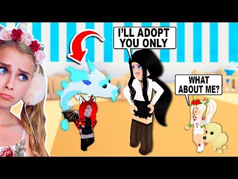 She ONLY ADOPTED My Best Friend Because Of Her NEON FROST FURY In Adopt Me! (Roblox)