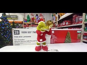 Gemmy 2023 - Animated Plush Dancing Trombone Grinch