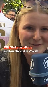 77K views · 1K reactions | Die Fans des VfB Stuttgart sind schon heiß auf das Pokalfinale. Gewinnen die Schwaben gegen Arminia Bielefeld den DFB Pokal? | SWR | Facebook