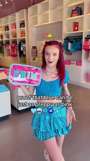 Adorable Blue Swim Pouches for Preppies | Dallas Boutique Haul