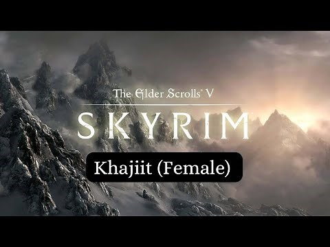 Skyrim: How to Make A Good Looking Khajiit (Female)