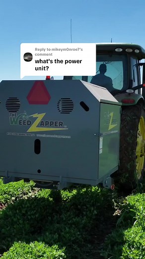 Replying to @mikeym0nroe7#tractor #johndeere #agriculture #weedzapper #farmtok