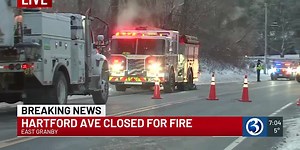 Barn fire delays school bus routes in East Granby