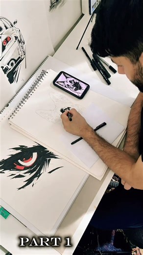 Sketching the Wolf Face 🐺 | My First Wolf Drawing