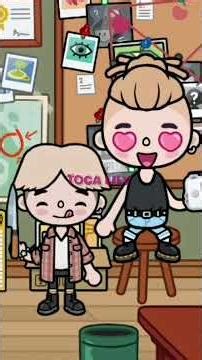 fell in love at first meeting police and beautiful girl 💘🥰😗👩‍❤️‍💋‍👨#tocaboca #tocalifeworld #shorts