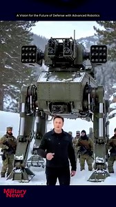 6.6K views · 219 reactions | A Vision for the Future of Defense with Advanced Robotisc #MilitaryTechnology #AdvancedWeapons #DefenseInnovation #ModernWarships #FutureFighters #AdvancedFightersTank #PrecisionMissiles #CombatDrones #AirDefenseSystems #FutureWarfare | military news | Facebook