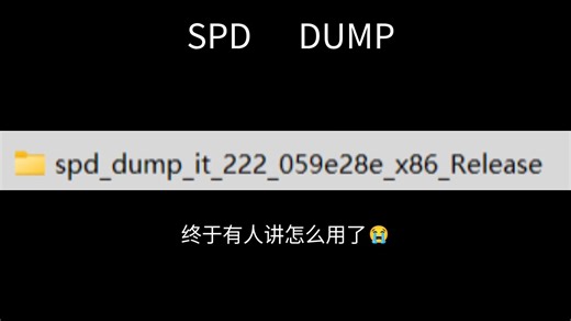 SPD DUMP 使用教程