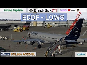 Airline Captain | P3D FSLabs A320-SL| Frankfurt/EDDF to Salzburg/LOWS | Spicy Weather | VATSIM Event