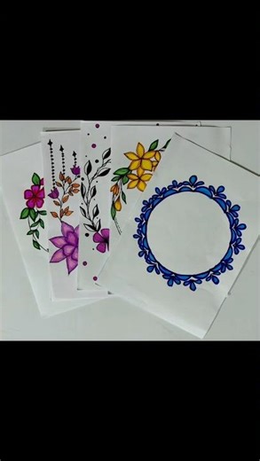 Beautiful Circle ⭕️ border designs