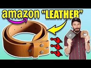 Leather Belt Review - ($10 AMAZON BELTS) - "Genuine" Leather Belt