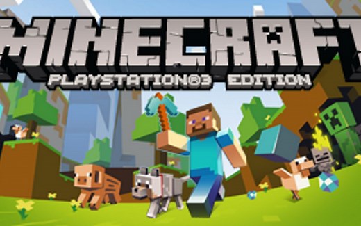 扬扬的minecraft原主机版（PS3版本）游玩