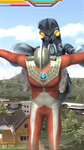 Ultraman Taro Di putar Alien Baltan🤣😂Game Ultraman Fighting Evolution 3#shortsyoutube#viral