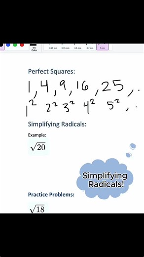 Simplifying Radicals — Step-by-Step Examples