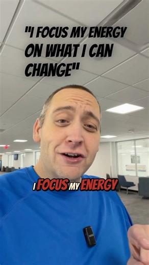 Daily Affirmation for Motivation and Growth Mindset: I focus my energy on what I can change #mindset