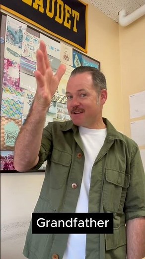 How to Sign "Grandfather" in ASL