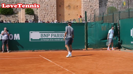 费德勒 训练视频 Roger Federer Practice Session - Monte Carlo