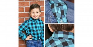 BOYS Classic Button Down Shirt sewing pattern (ages 1-14 years) - Sew Modern Kids