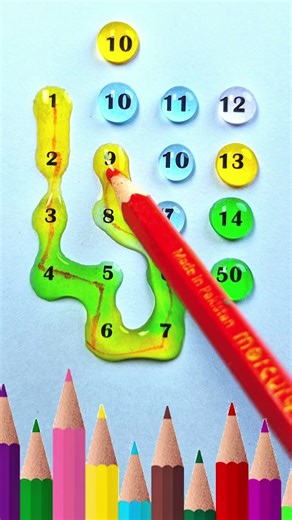 Hãy nối số thứ tự từ 1 đến 50 #maths #games #writing #art #line #drawing