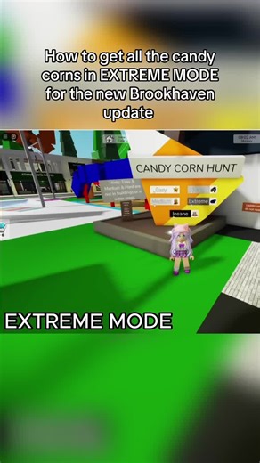 Brookhaven Candy Corn Hunt Extreme Mode Tips & Tricks
