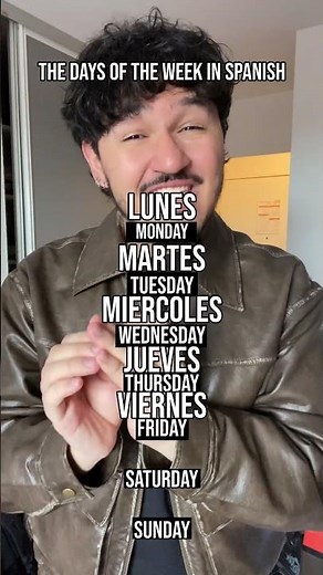 learn the days of the week in Spanish !! #learnspanish #spanishlearning #speakspanish
