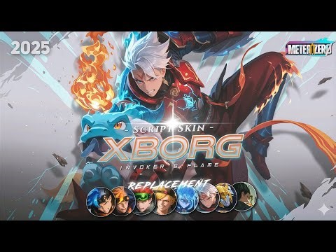 NEW UPDATE!! Script Skin X.Borg Metro Zero - Invoker's Flame No Password | Full Effect Voice