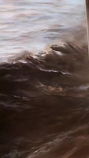2.9K views · 130 reactions | Some more progress on this unblue seascape. Not much time for proper editing, so I thought I'd just share my session uncut but sped up Big thanks and warm wishes to you all www marinasyntelis.com . . . . #seascapepainting #darkwaters #arttimelapse #myartstyle #oilpainter #seaoncanvas #artstudio_post #onmyeasel #painterly #artlover #artoftheday #magicrealism #unblue #oceanwaves #womanartist #greekart #marinasyntelis | Marina Syntelis Art | Facebook
