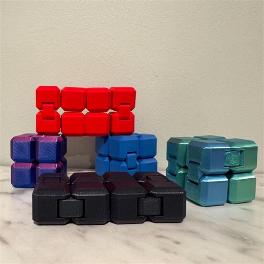 3D Printed Infinity Cube - Etsy