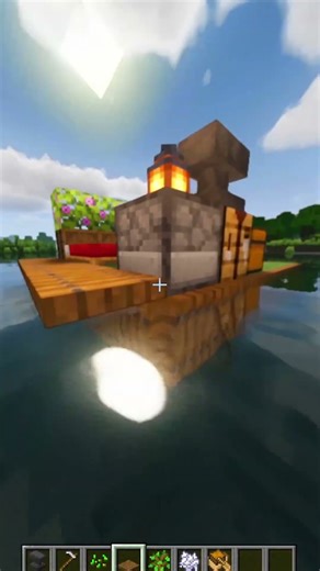 How I Make Survival Raft In Minecraft 🚣