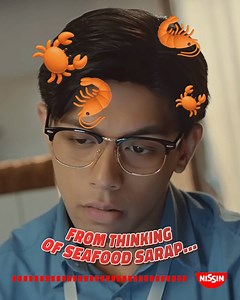 Stop craving and start tasting seafood sarap in just 3 minutes! Nissin Cup Noodles Seafood ‘yan! 🍜🦀 #NissinKasiYan #SeafoodSarap | Nissin Instant Noodles Philippines