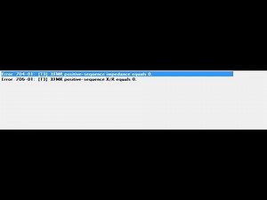 How to solve TRANSFORMER IMPEDANCE ERROR on ETAP