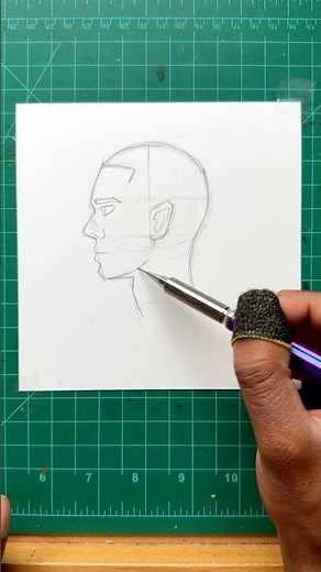 How To Draw Faces (Sideview) #shorts ✏️