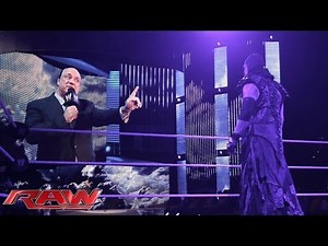 Undertaker vows to keep his streak alive at WrestleMania 30: Raw, March 10, 2014