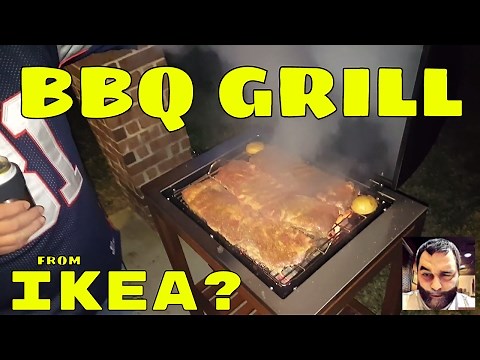 Reviewing the IKEA BBQ GRILL... RIBS, FAJITAS, SAUSAGE and more... 🍻